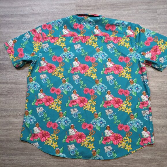 RSVLTS Florida Stanley Shirt The Office NBC Men's Size 3XL Stretch Hawaiian - Picture 8 of 11